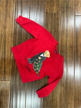 Polo Ralph Lauren Holiday Polo Bear Sweatshirt – Size 2T - Rare VHTF